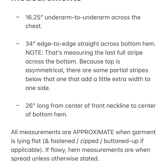 PUELLA ANTHROPOLOGIE Striped tunic top orange cream Medium Long shirt Asymmetric - Picture 7 of 7